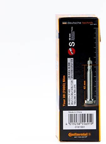 Continental 28 Slim Presta valve 28/37-609/642 dviračio kamera
