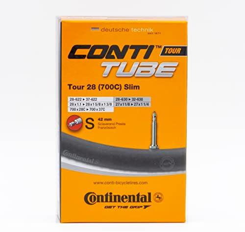 Continental 28 Slim Presta valve 28/37-609/642 dviračio kamera