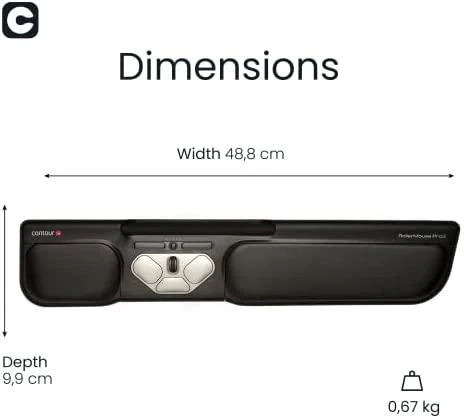 Pelė Contour Design Europe Contour RollerMouse Pro3