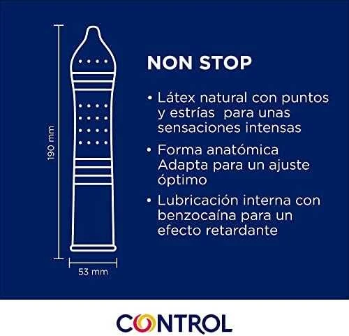 Control Non Stop prezervatyvai 12 vienetų