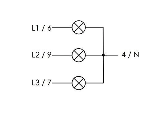 F&F Modulinė 3 fazių lempa 3x230V+N geltona raudona žalia LK-713K