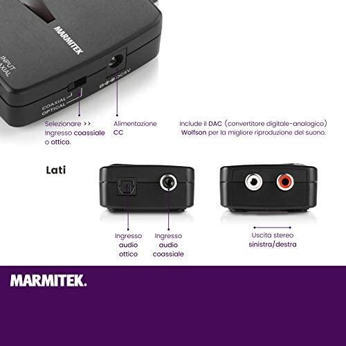 Marmitek Connect DA21 garso keitiklis Juoda