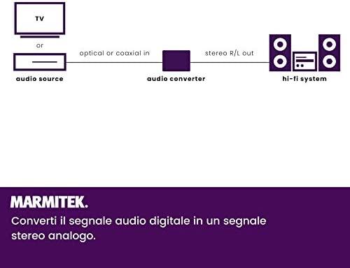 Marmitek Connect DA21 garso keitiklis Juoda
