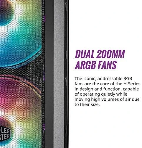 Cooler Master MasterCase H500P tinklelis ARGB „Midi Tower“ Pilka
