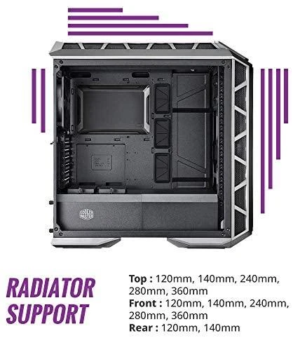 Cooler Master MasterCase H500P tinklelis ARGB „Midi Tower“ Pilka