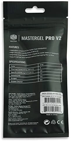 Cooler Master MasterGel Pro V2 termopasta 9 W/m·K 4 g