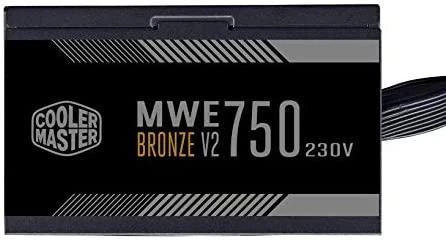 „Cooler Master“ MWE Bronze 750W V2 maitinimo šaltinis - 230V 80+ Bronze