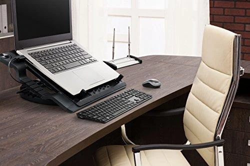 Cooler Master Notebook aušintuvas ERGOSTAND III R9-NBS-E32K-GP Juodas, 385x280x46,7-225,5 mm
