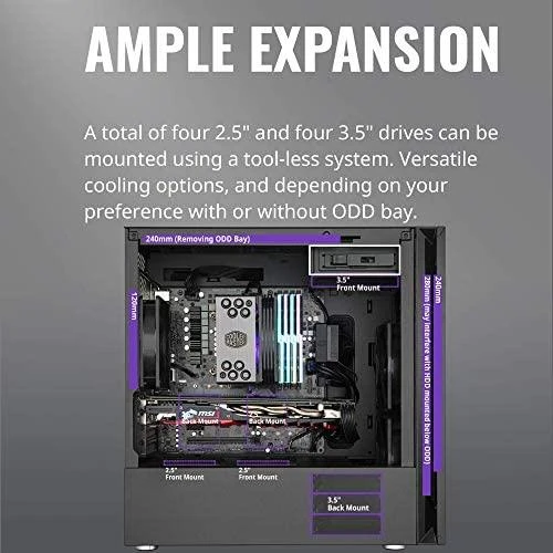 PC korpusas COOLER MASTER Silencio S400 without TG mATX Case