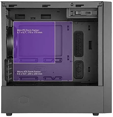 PC korpusas COOLER MASTER Silencio S400 without TG mATX Case