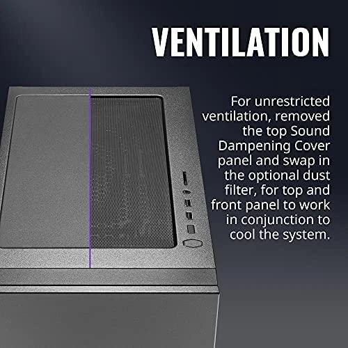 PC korpusas COOLER MASTER Silencio S400 without TG mATX Case