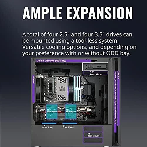 PC korpusas COOLER MASTER Silencio S400 without TG mATX Case