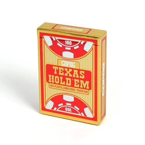 Copag Texas Holdem Pokerio Kortos (Juodos)