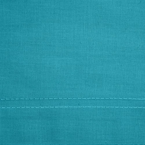 Eurofirany NOVA COLOUR POS/NOVAC/TU/PO Medvilninis antklodės užvalkalas su satino blizgesiu, 220X200 cm, spalva: turkio