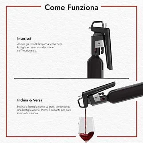 CORAVIN Timeless Six+ vyno konservavimo sistema - Piano Juodas