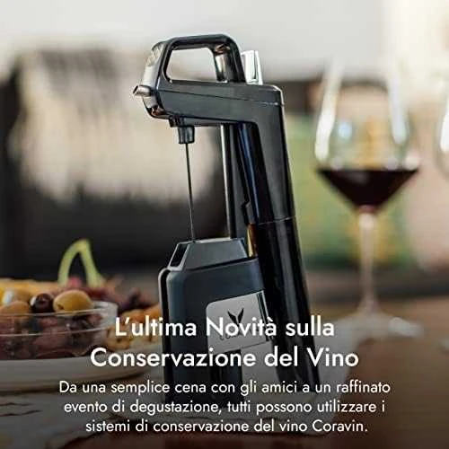 Coravin Timeless Six+ juodas vyno konservavimo prietaisas
