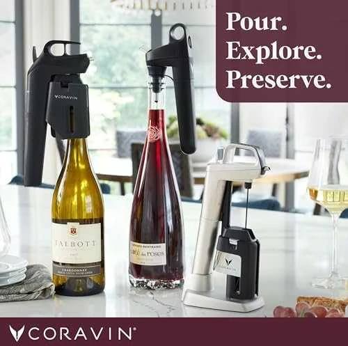 Coravin Timeless Three + Wine Preservation System - Juodas
