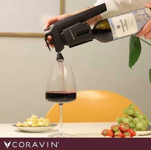 Coravin Timeless Three + Wine Preservation System - Juodas
