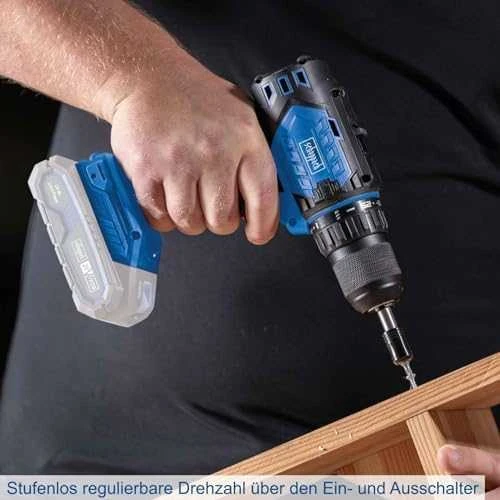 Akumuliatorinis suktuvas/gręžtuvas BC-DD60-X 20V, korpusas, Scheppach