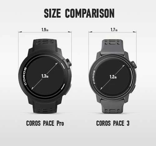Išmanusis laikrodis Coros Watch Pace Pro, 46 mm, Mėlynas