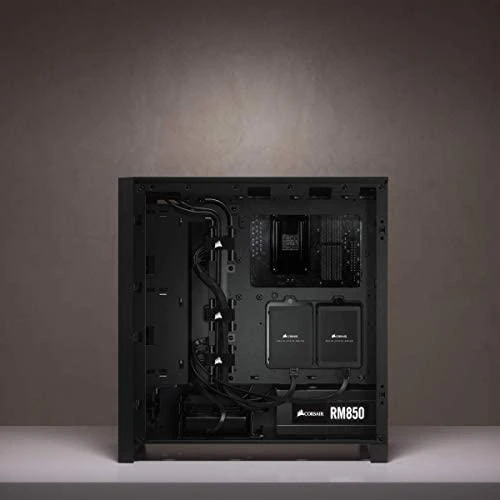 CORSAIR 4000D Airflow grūdinto stiklo vidurinio bokšto Juodas dėklas