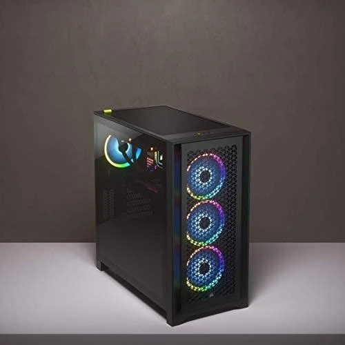 CORSAIR 4000D Airflow grūdinto stiklo vidurinio bokšto Juodas dėklas