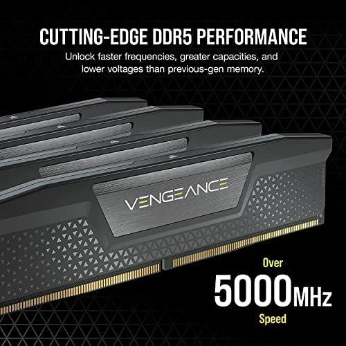 RAM CORSAIR VENGEANCE DDR5 64GB 2x32GB 5200MHz CL40 1.25V Juodas