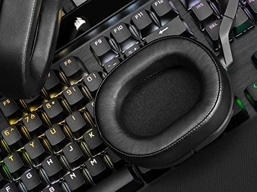 Žaidimų ausinės Corsair HS55 Surround Headset Carbon, Juodos
