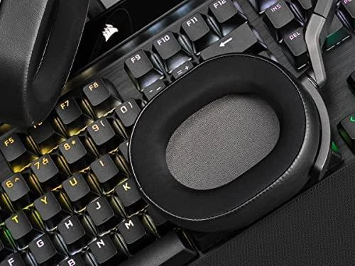 Corsair HS65 žaidimų ausinės, su laidu, Anglies pluošto spalvos