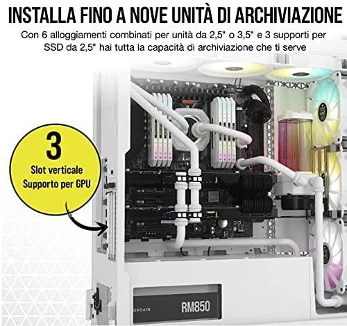 Corsair iCUE 7000X RGB grūdintas stiklas Baltas CC-9011227-WW