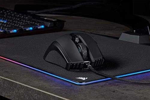 Corsair Ironclaw FPS/MOBA žaidimų pelė, Juoda