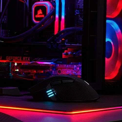 Corsair Ironclaw FPS/MOBA žaidimų pelė, Juoda