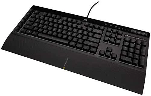 Žaidimų klaviatūra Corsair K55 RGB Pro su 5 zonų RGB pašvietimu, ENG išdėstymas