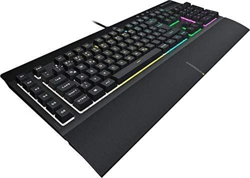 Žaidimų klaviatūra Corsair K55 RGB Pro su 5 zonų RGB pašvietimu, DE išdėstymas