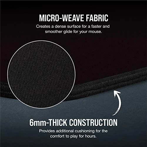 Pelės kilimėlis žaidimams Corsair MM350 PRO Premium Spill-Proof Cloth Gaming Mouse Pad – Extended XL, Juodas