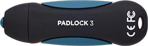 CORSAIR Flasch Padlock3 64GB saugus USB3.0 atmintukas su klaviatūra Saugus 256 bitų aparatinės įrangos AES šifravimas