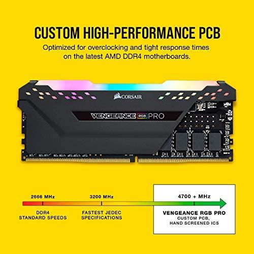 RAM Corsair Vengeance RGB Pro 16GB [2x8GB 3200MHz DDR4 CL16 1.35V DIMM]