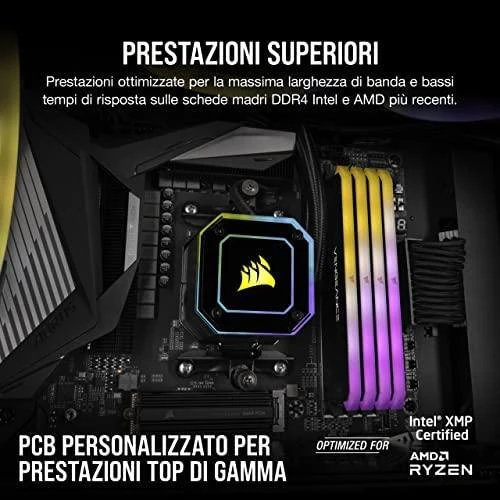 RAM Corsair Vengeance RGB RS 16GB [2x8GB 3200MHz DDR4 CL16 DIMM]