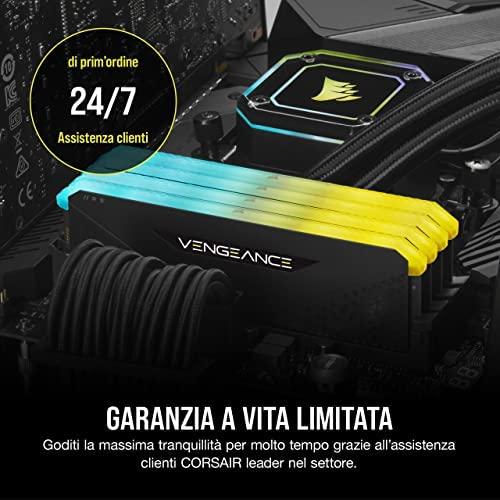 RAM Corsair Vengeance RGB RS Juodas 64GB Kit (2x32GB) DDR4-3600 CL18 DIMM atmintis