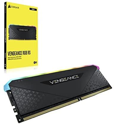 RAM Corsair Vengeance RGB RS Juodas 64GB Kit (2x32GB) DDR4-3600 CL18 DIMM atmintis