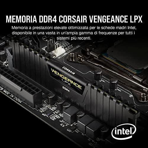 Vidinė atmintis (RAM) Corsair Vengeance LPX 16GB, 3200 MHz, DDR4