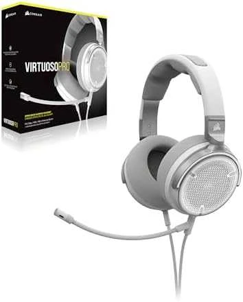 CORSAIR VIRTUOSO PRO su laidu Open Back Streaming/Ausinės Žaidimams Baltas