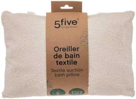 5five Simply Smart Cotton Medvilninė vonios pagalvėlė, montuojama ant siurbtukų