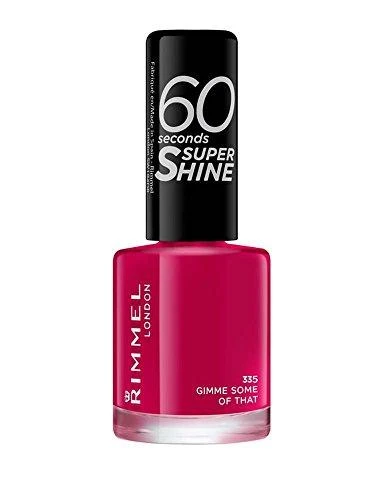 Rimmel London 60 Seconds Super Shine Nagų lakas Moterims 8 ml, 335 Gimme Some of That