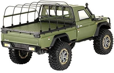 Amewi Amewi AMXRock RCX10PS šliaužiojimo pikapas, karinis, žalias, 1:10, RTR, gra