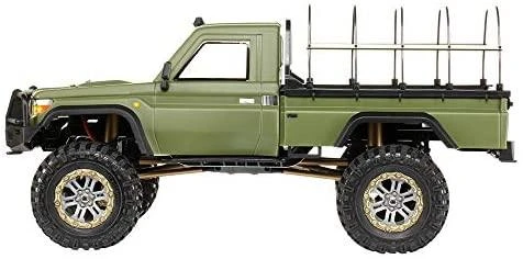 Amewi Amewi AMXRock RCX10PS šliaužiojimo pikapas, karinis, žalias, 1:10, RTR, gra