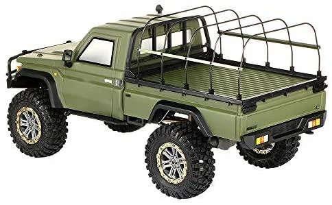 Amewi Amewi AMXRock RCX10PS šliaužiojimo pikapas, karinis, žalias, 1:10, RTR, gra