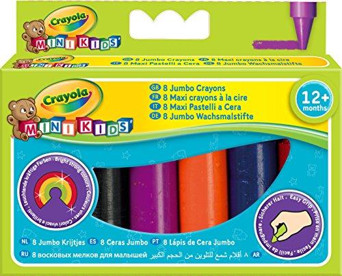 Crayola, Inc. CRAYOLA MINIKIDS Didelės kreidelės, 8 vnt.