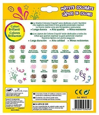 Crayola, Inc. Crayola Spalvoti pieštukai (24 vnt.)