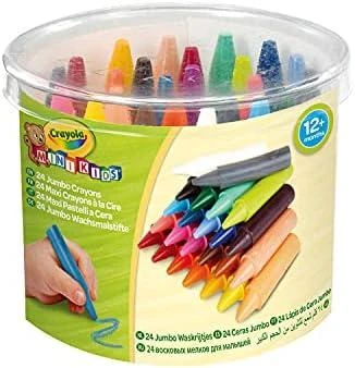 Crayola, Inc. Crayola Mini Kids - 24 dideli pieštukai, 24 vnt.